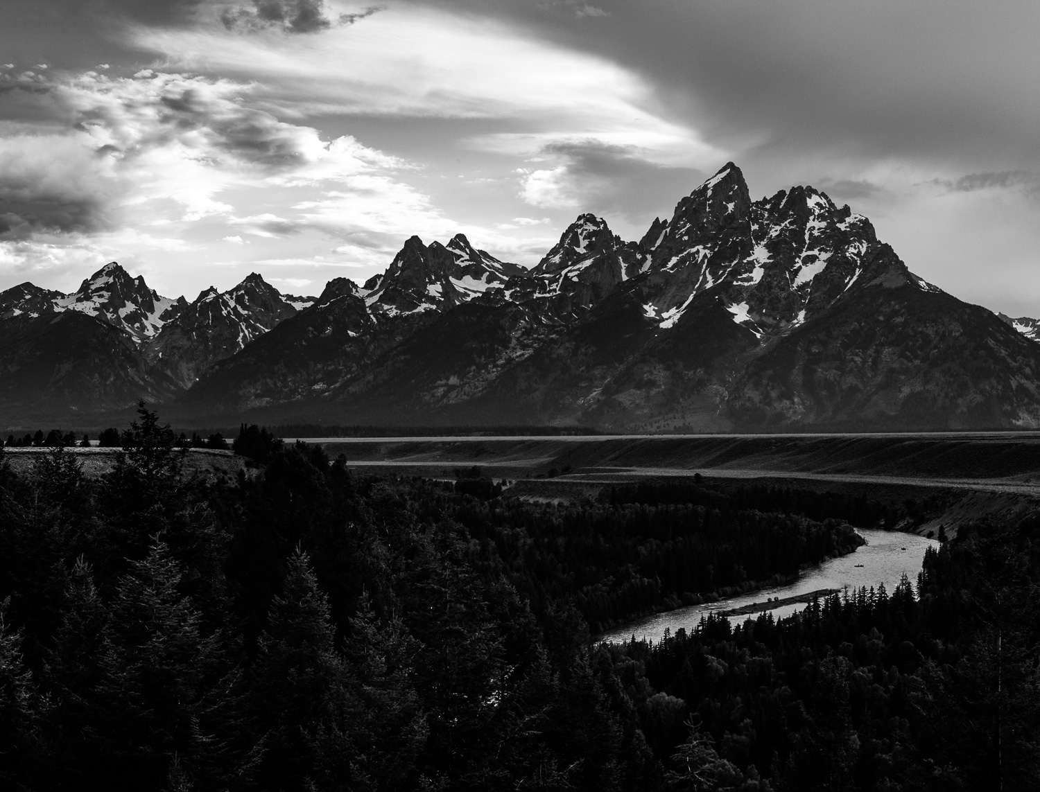 Tetons Tearing Storm Clouds